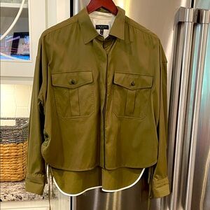 rag & bone Olive Green Button-Up Shirt